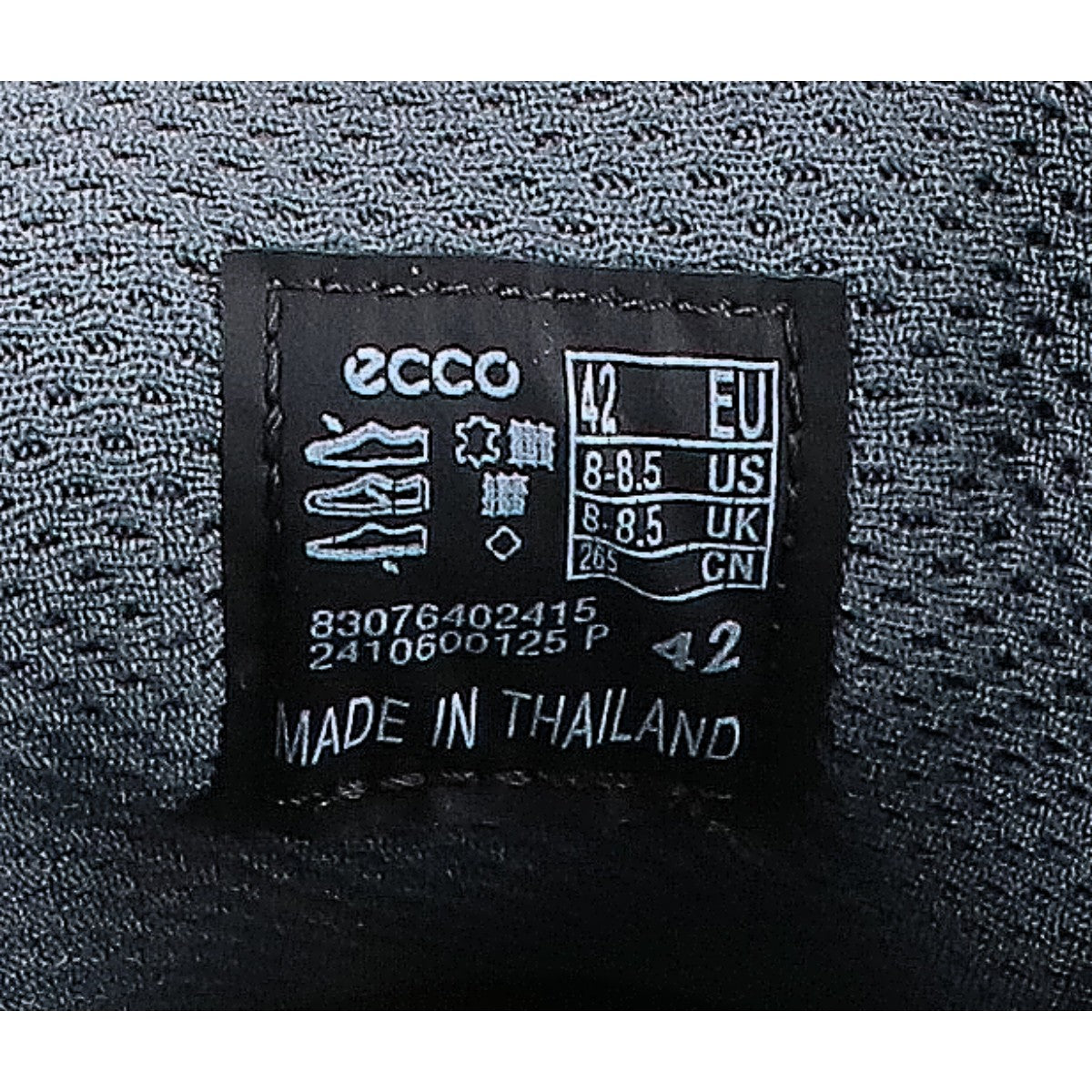 ECCO エコー 【美品】ECCO BIOM 2.2 83076402415 ヌバック スニーカー シューズ