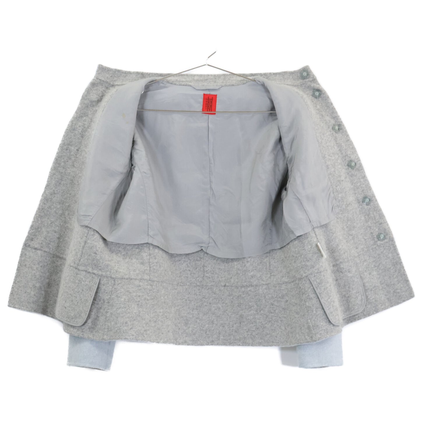 HaaT ISSEY MIYAKE HA23FD611 Wool x Angora Short Coat 2 Women's