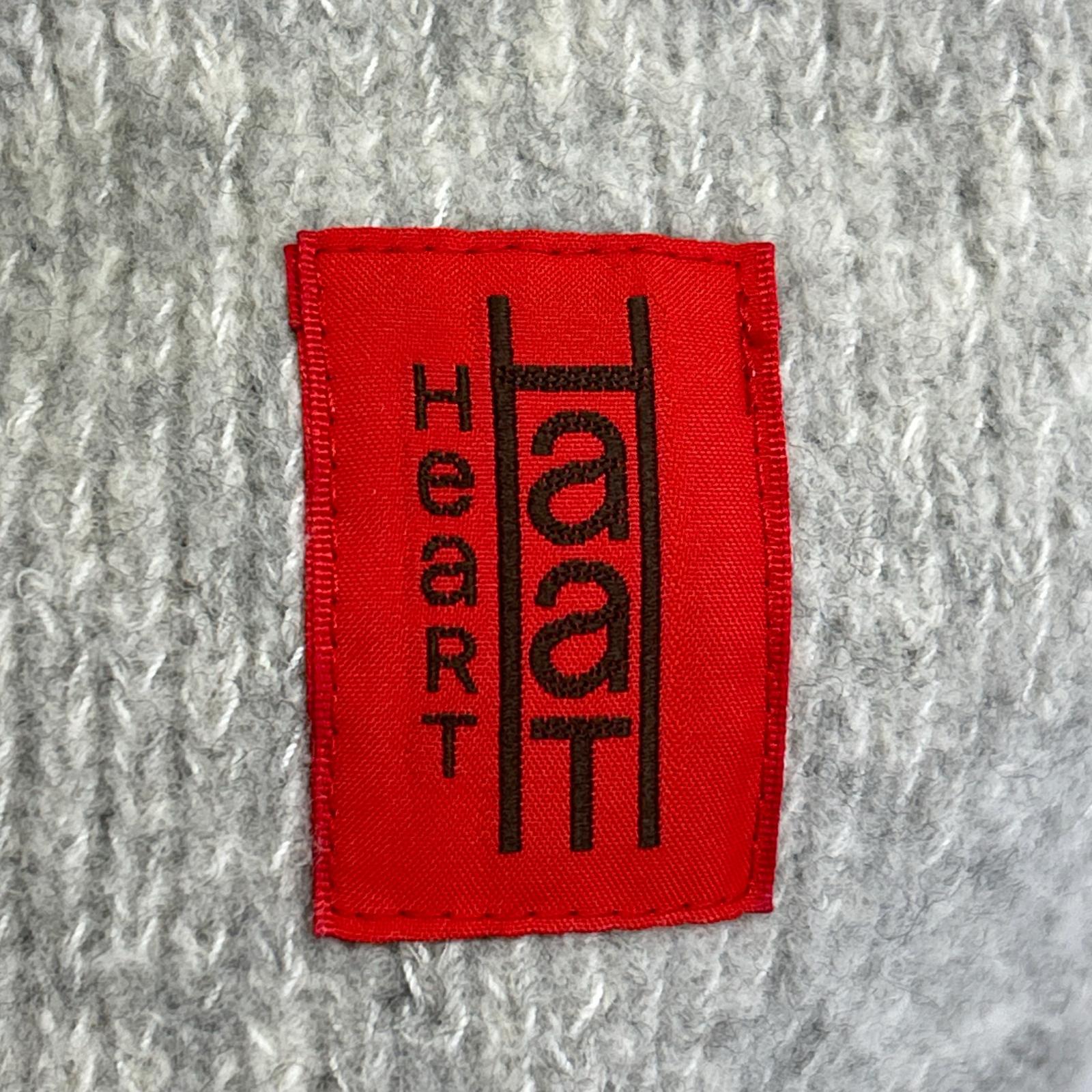 HaaT ISSEY MIYAKE 心形 三宅一生 灰色 羊毛 青果领 大衣 外套 2 女士