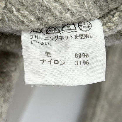 HaaT ISSEY MIYAKE 心形 三宅一生 灰色 羊毛 青果领 大衣 外套 2 女士