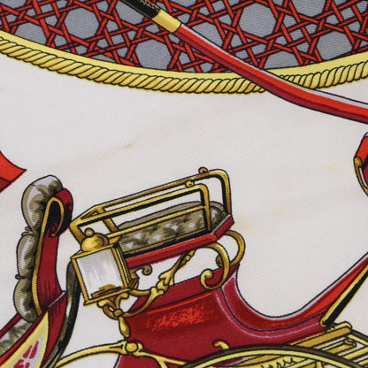 HERMES エルメス LES VOITURES A TRANSFORMATION 折畳式幌の馬車 カレ90 シルク スカーフ