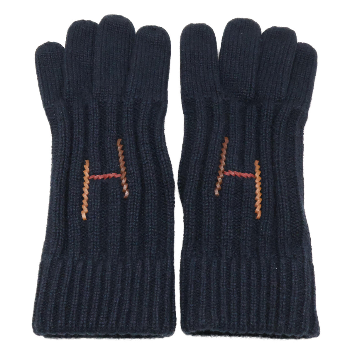 HERMES エルメス Hトルサド カシミヤ/シルク グローブ