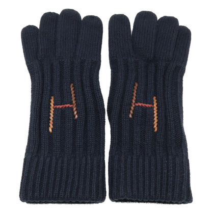 HERMES エルメス Hトルサド カシミヤ/シルク グローブ