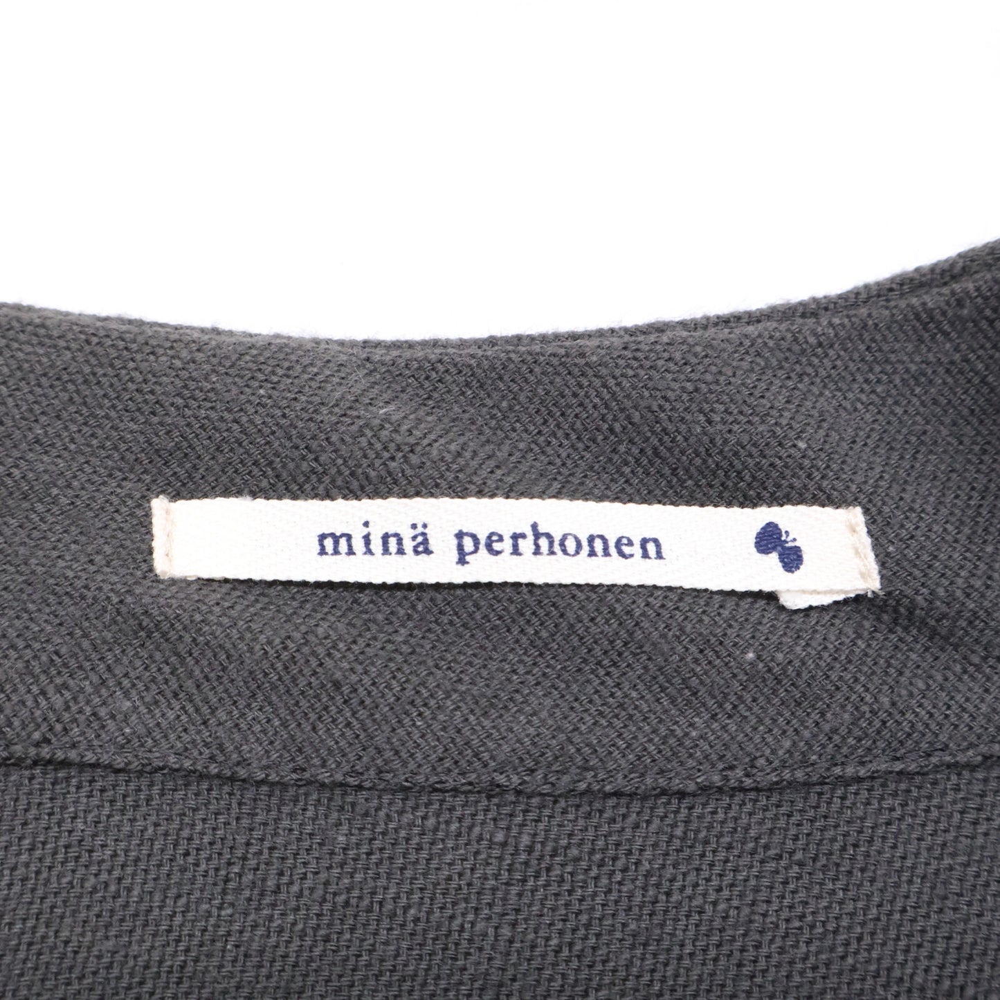 mina perhonen mina perhonen [Beautiful Condition] qs3836 four birds Bird Embroidery Sleeveless Dress