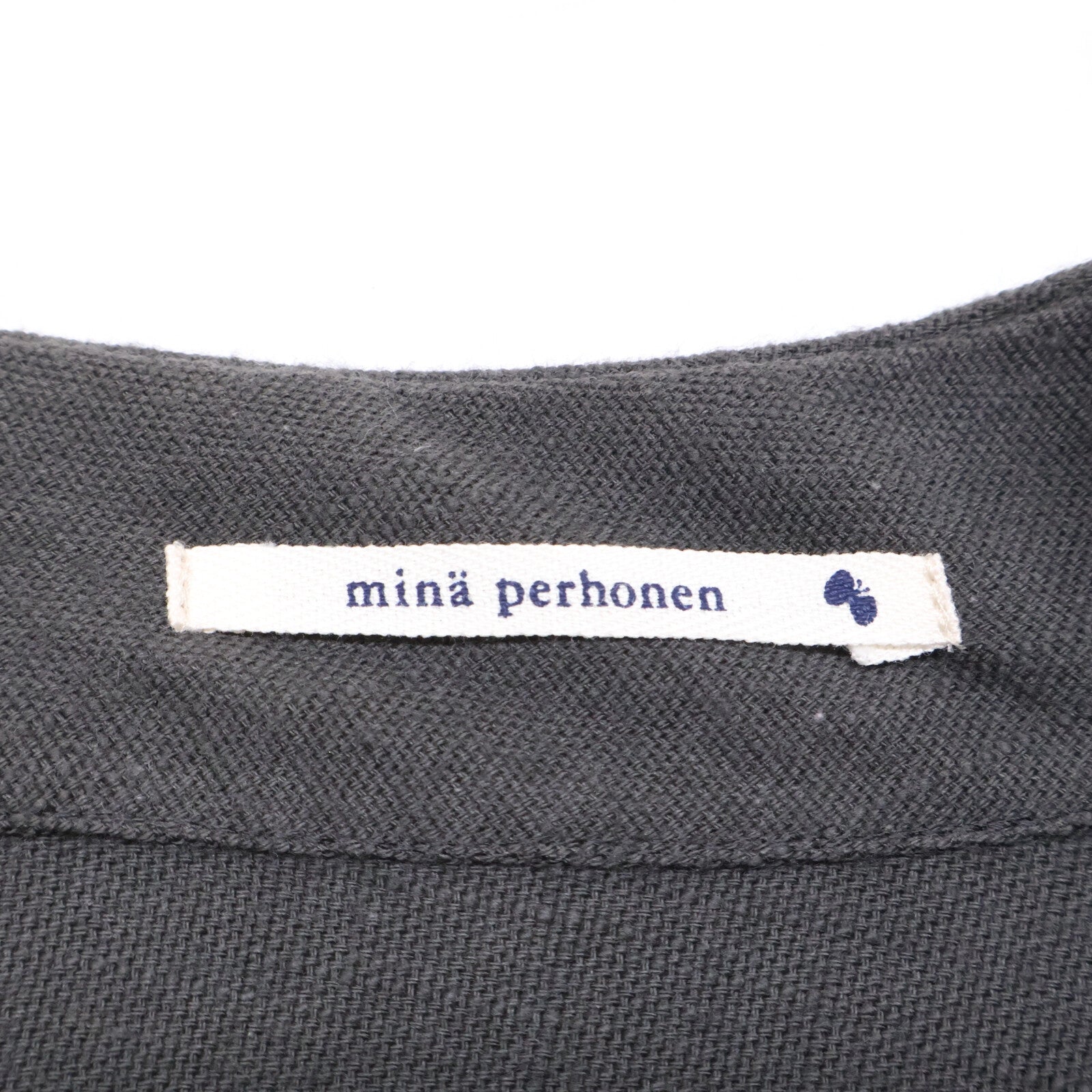 mina perhonen mina perhonen [Beautiful Condition] qs3836 four birds Bird Embroidery Sleeveless Dress