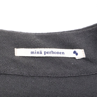 mina perhonen mina perhonen [Beautiful Condition] qs3836 four birds Bird Embroidery Sleeveless Dress