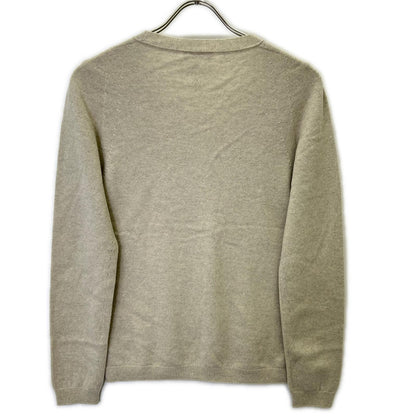 TOYOBOSHI Toyobo KITOI KARIBA 10IT-PC2501 Gray 100% Cashmere V-Neck Sweater Top