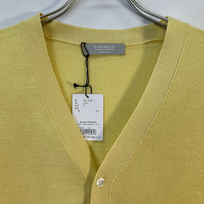 CASIMICO CASI-2503 Yellow Silk Cardigan Top