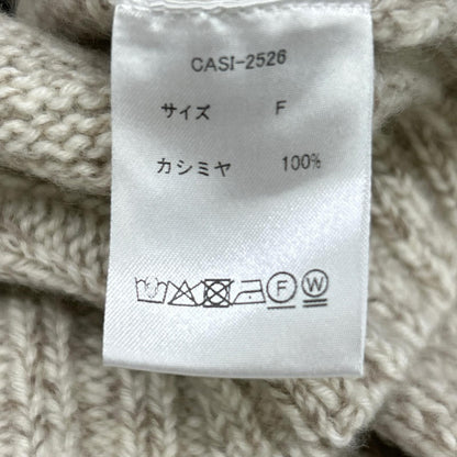 CASIMICO カシミコ CASI-2526 ベージュ杢 カシミヤ100 ニットセーター トップス
