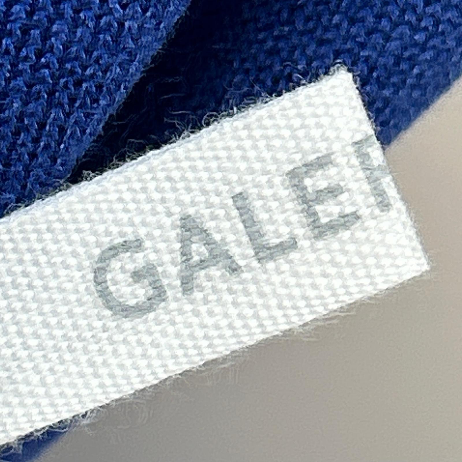 GALERIE VIE ギャルリーヴィー ブルー ウォッシャブルシルク ハイネックプルオーバー トップス