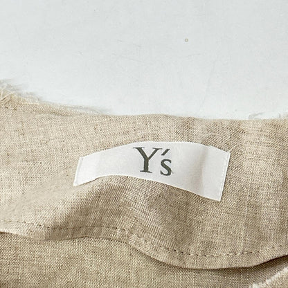 Y's ワイズ 【美品】YI-D07-829 23年リゾートコレクション リネン ノースリーブ ワンピース