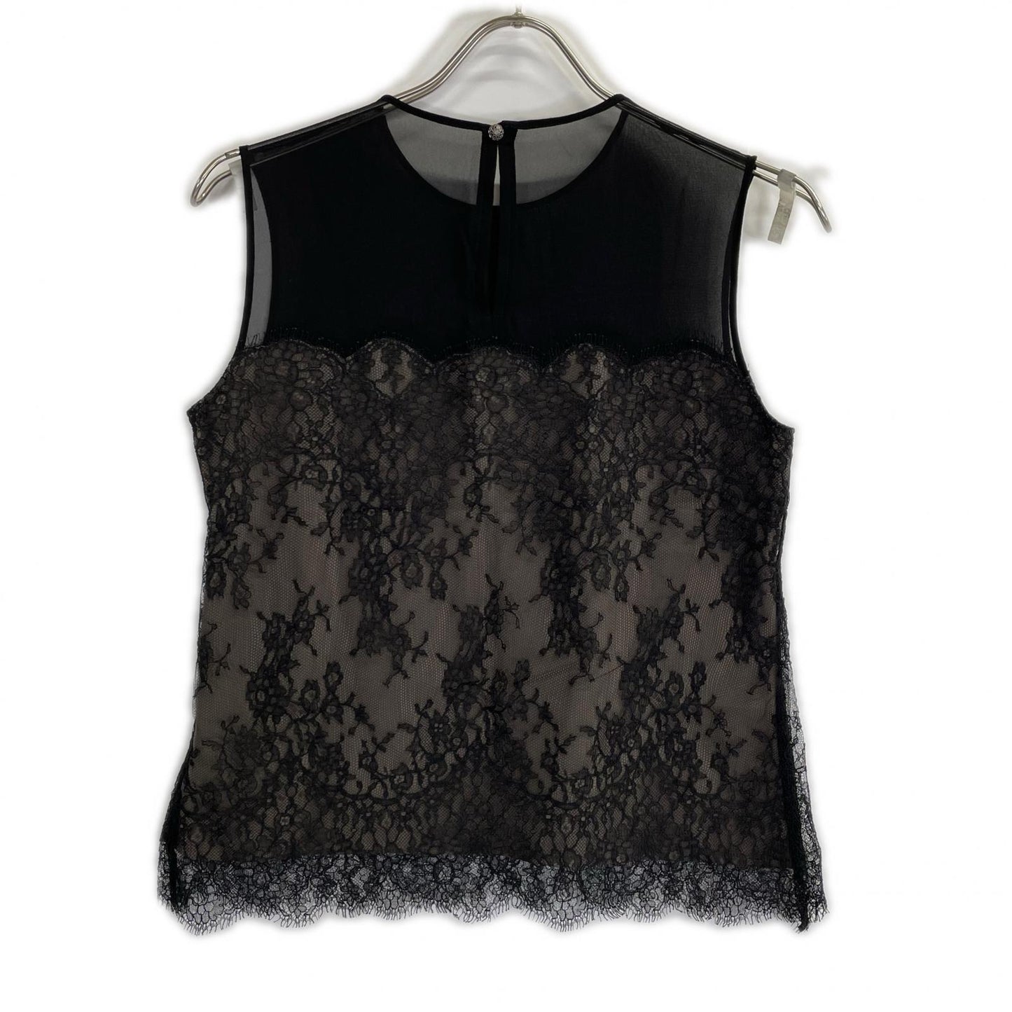 【SALE】 FOXEY BOUTIQUE フォクシーブティック 41520 ブラック Leticia フラワー レース ノースリーブトップス トップス