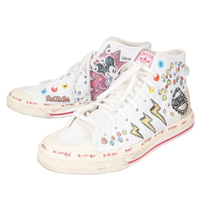 adidas アディダス ×Disney ホワイト GZ8838 Nizza Hi RF Mickey Mouse スニーカー シューズ