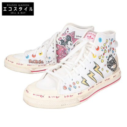adidas アディダス ×Disney ホワイト GZ8838 Nizza Hi RF Mickey Mouse スニーカー シューズ