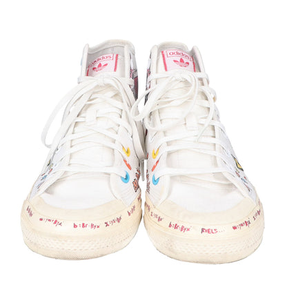 adidas アディダス ×Disney ホワイト GZ8838 Nizza Hi RF Mickey Mouse スニーカー シューズ