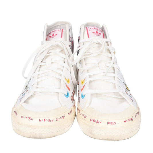 adidas アディダス ×Disney ホワイト GZ8838 Nizza Hi RF Mickey Mouse スニーカー シューズ