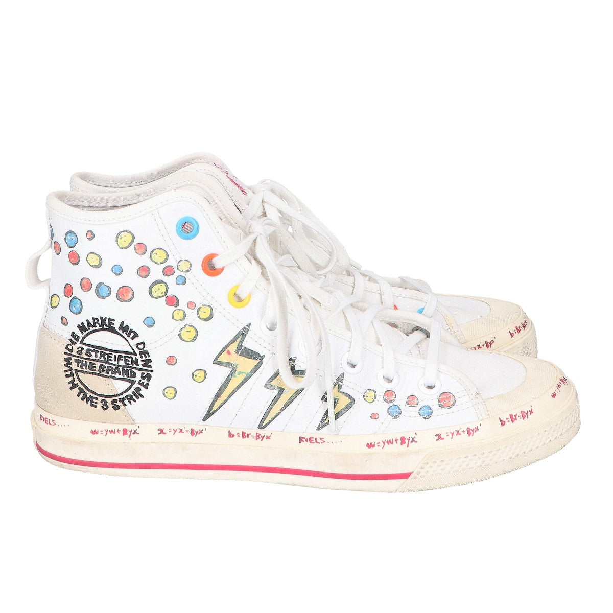 adidas アディダス ×Disney ホワイト GZ8838 Nizza Hi RF Mickey Mouse スニーカー シューズ