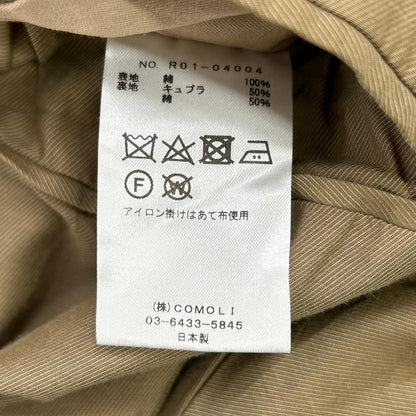 COMOLI 科莫利 R01-04004 棉质华达呢风衣