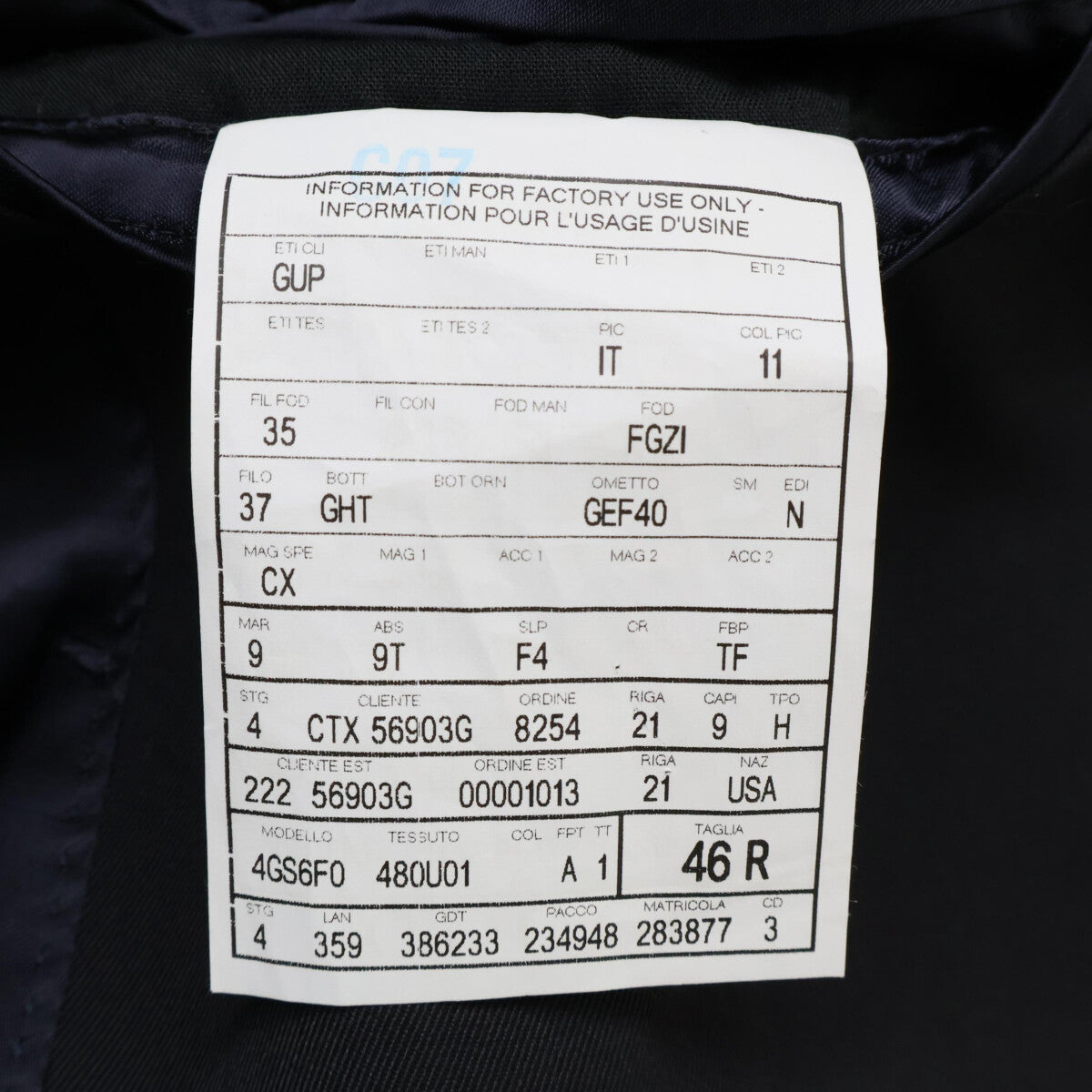 GUCCI trench coat 4GS6F0 [Excellent]