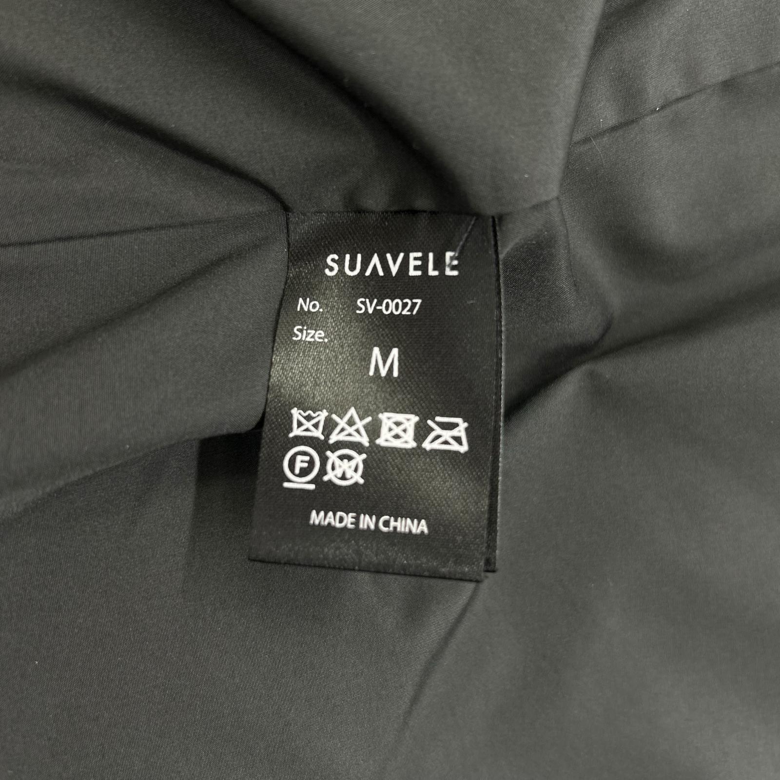 SUAVELE シュアーヴル SV-0027 ブラック フード着脱可 ダウンジャケット ジャケット