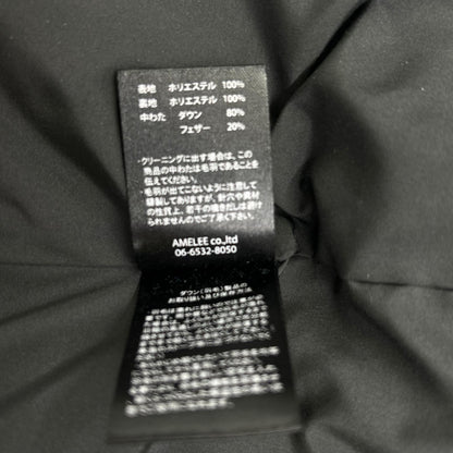 SUAVELE シュアーヴル SV-0027 ブラック フード着脱可 ダウンジャケット ジャケット