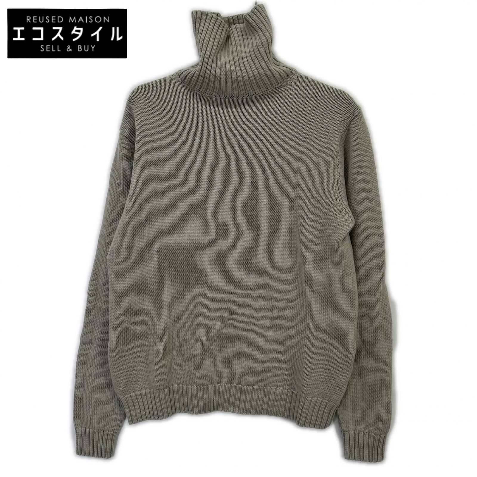 HILTON Hilton [Toga Knit] 644040 Beige Wool Turtleneck Knit Top