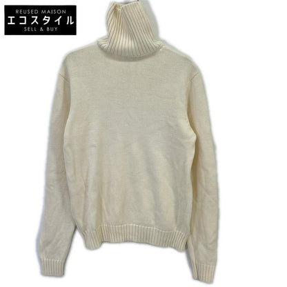 HILTON [Toga Knit] 644040 Ivory Wool Turtleneck Knit Top