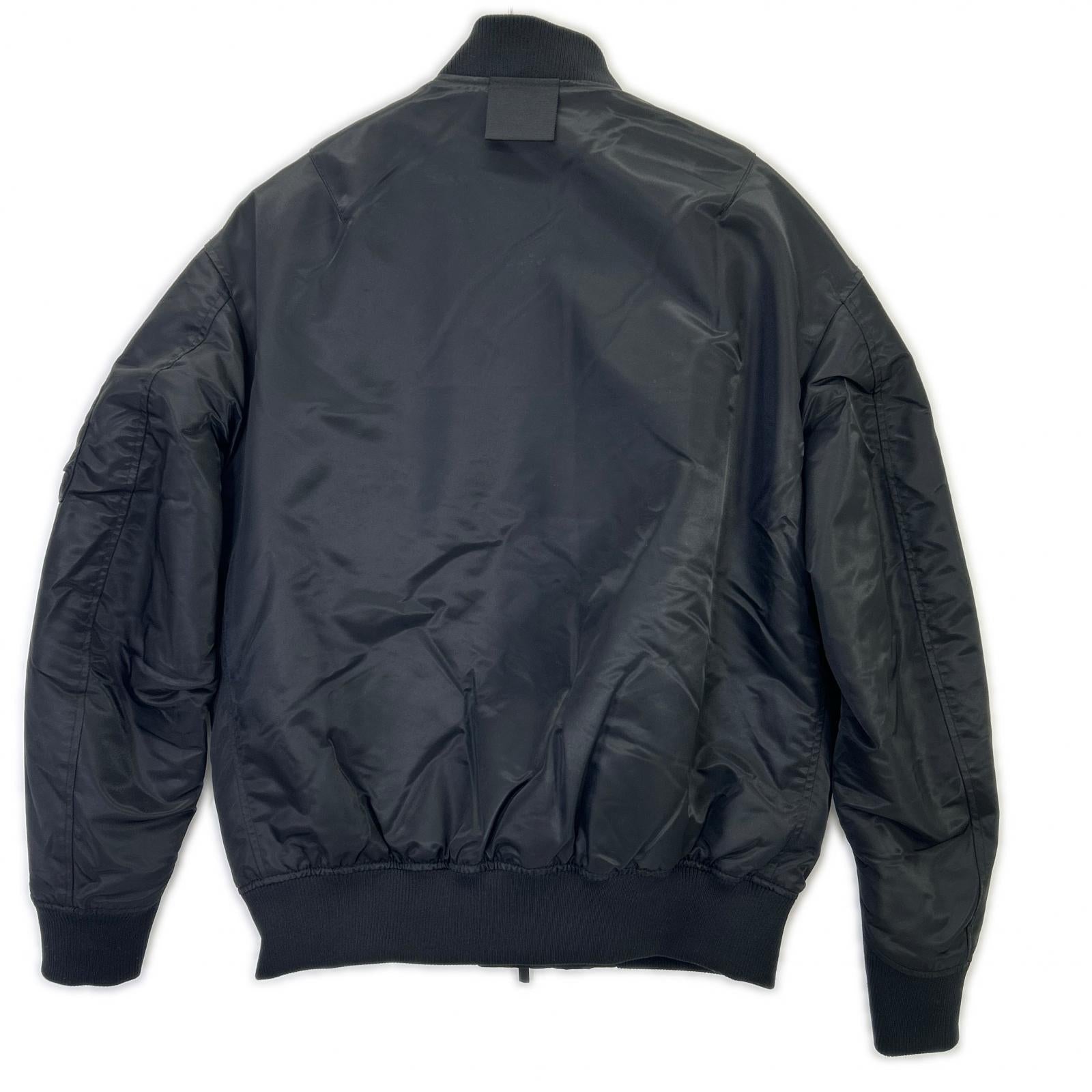 UNIQLO +J Jil Sander Black Hybrid Down Oversized MA-1 Blouson Jacket M Men's