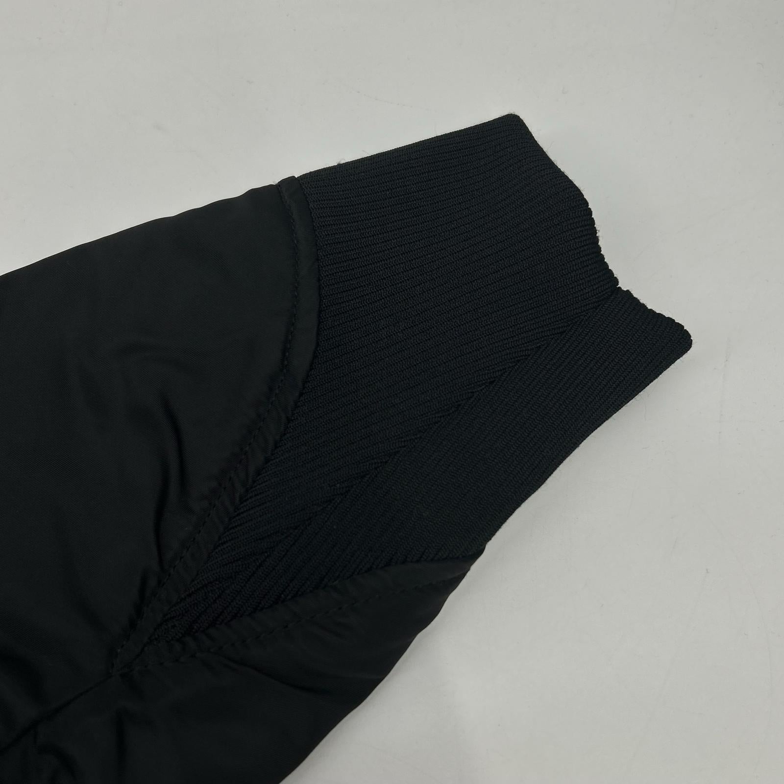 UNIQLO +J Jil Sander Black Hybrid Down Oversized MA-1 Blouson Jacket M Men's
