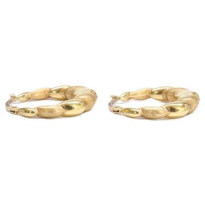 UNOAERRE 750 2.5g Design Hoop Earrings