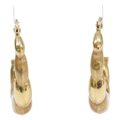 UNOAERRE 750 2.5g Design Hoop Earrings