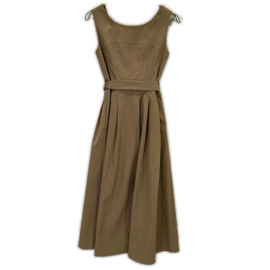 Grace Class 23SS Beige Zip Detail Dress