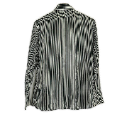 SPORTMAX Green Silk Stripe Set-Up Suit