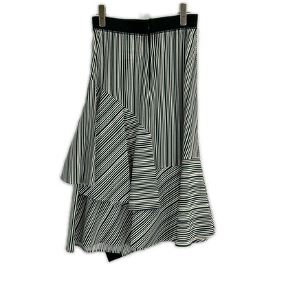 SPORTMAX Green Silk Stripe Set-Up Suit