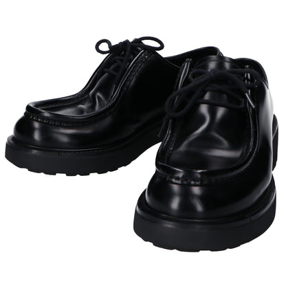 PRADA プラダ 23AW　2EG419 ﾌﾞﾗｯｸ ﾀﾞｲｱﾊﾟｿﾝ ｵﾍﾟｰｸﾌﾞﾗｯｼｭﾄﾞﾚｻﾞｰｼｭｰｽﾞ シューズ 8 1/2 メンズ