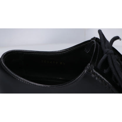 PRADA プラダ 23AW　2EG419 ﾌﾞﾗｯｸ ﾀﾞｲｱﾊﾟｿﾝ ｵﾍﾟｰｸﾌﾞﾗｯｼｭﾄﾞﾚｻﾞｰｼｭｰｽﾞ シューズ 8 1/2 メンズ