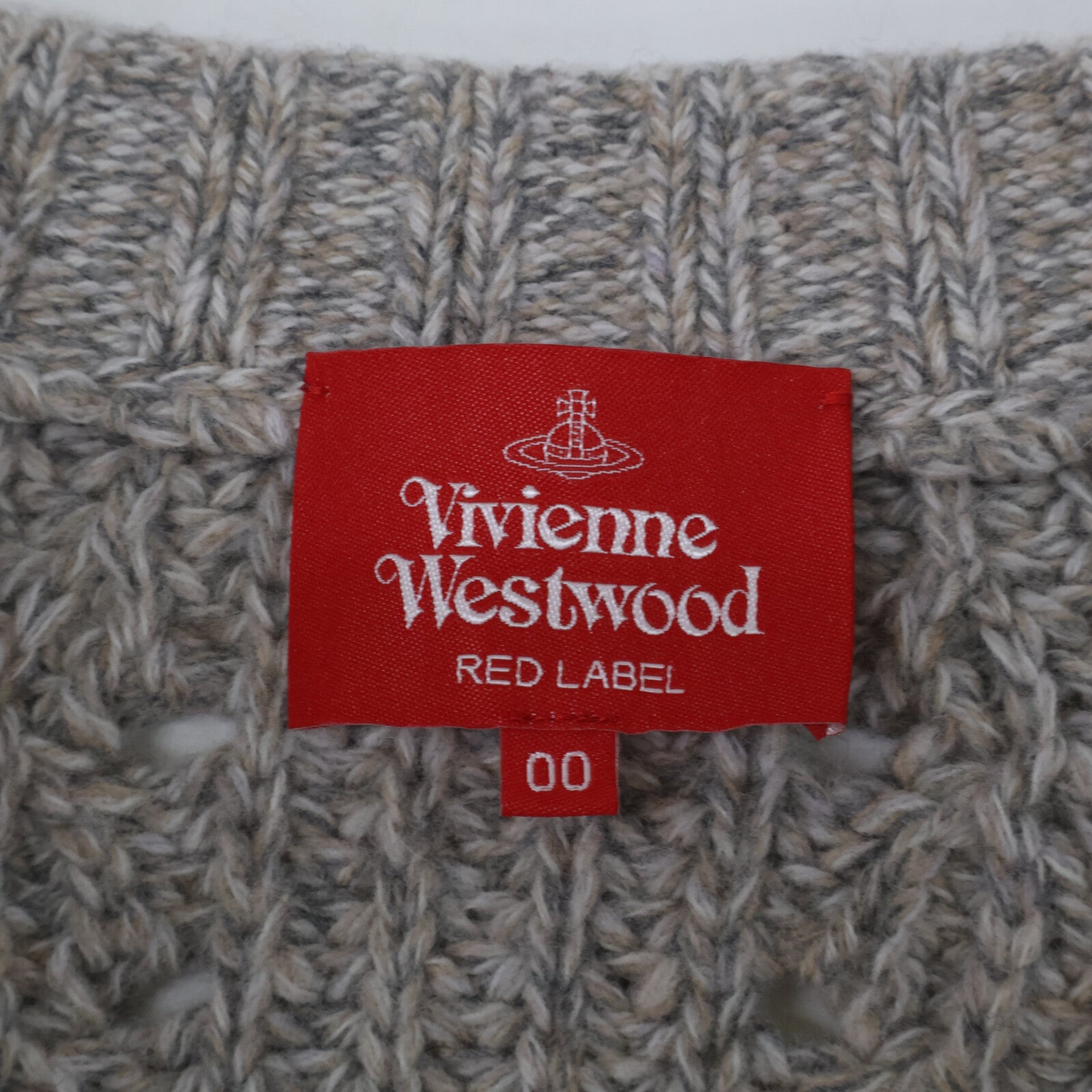 VivienneWestwoodRedLabel ヴィヴィアンウエストウッドレッドレーベル 16-12-132023 オーブロゴ刺繍 ウール ローゲージ カーディガン トップス