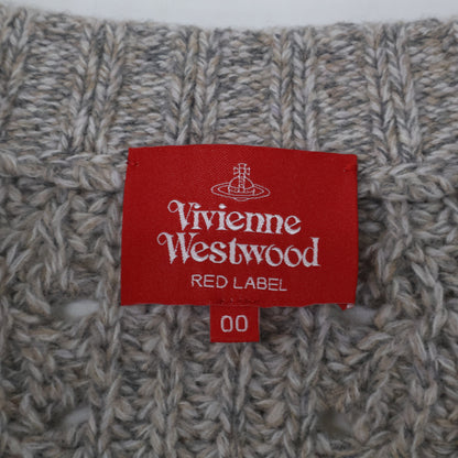 VivienneWestwoodRedLabel ヴィヴィアンウエストウッドレッドレーベル 16-12-132023 オーブロゴ刺繍 ウール ローゲージ カーディガン トップス