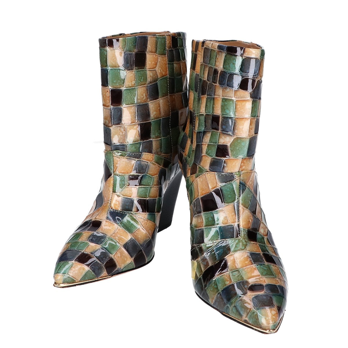 Tory Burch Multicolor Stained Glass Boots Shoes