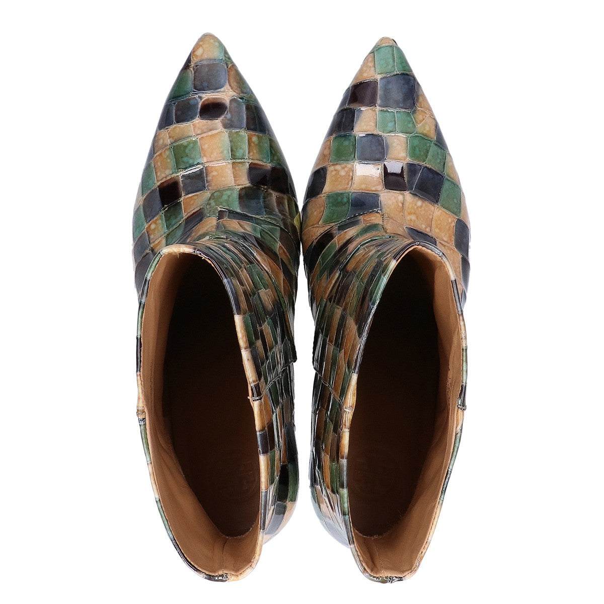 Tory Burch Multicolor Stained Glass Boots Shoes