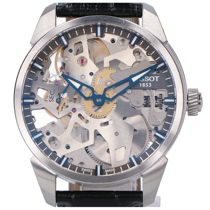 TISSOT ティソ T070.405.16.411.00 T-コンプリカシオン スケレッテ 43mm 手巻き腕時計 腕時計