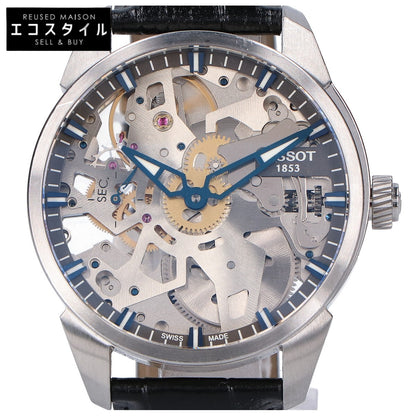 TISSOT ティソ T070.405.16.411.00 T-コンプリカシオン スケレッテ 43mm 手巻き腕時計 腕時計