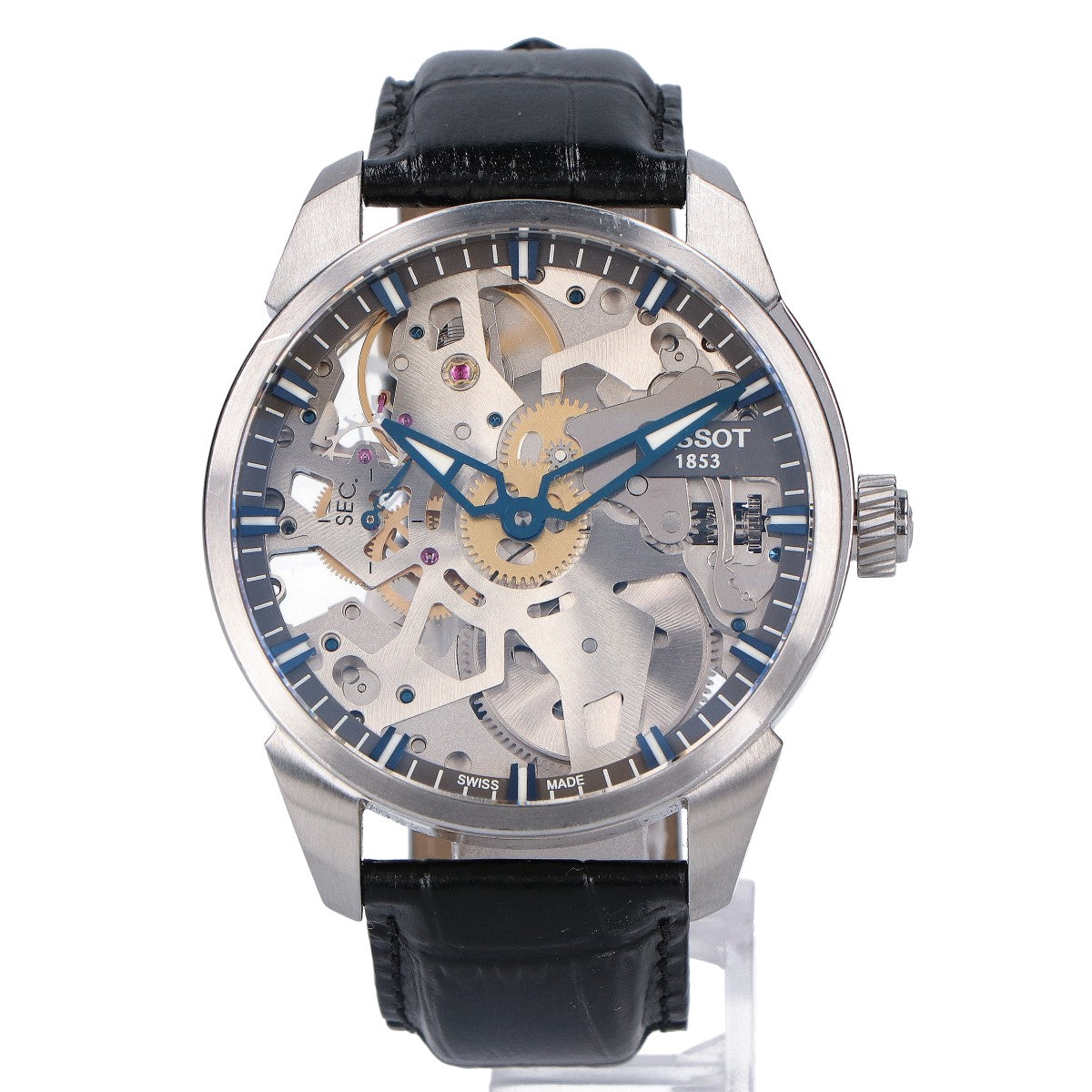 TISSOT ティソ T070.405.16.411.00 T-コンプリカシオン スケレッテ 43mm 手巻き腕時計 腕時計