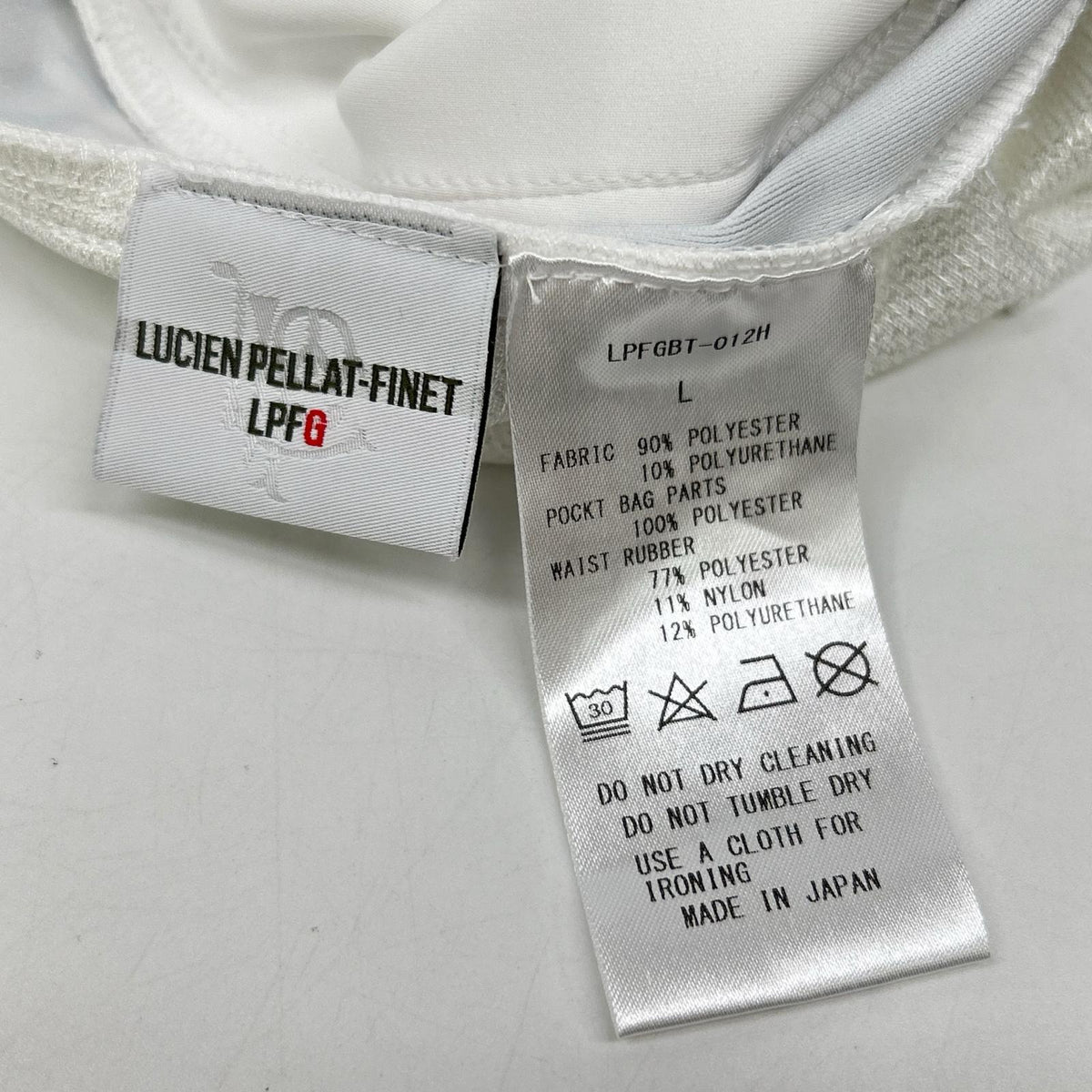 LPFGBT-012H 白色 侧面标志 高尔夫长裤 下装 L 男式