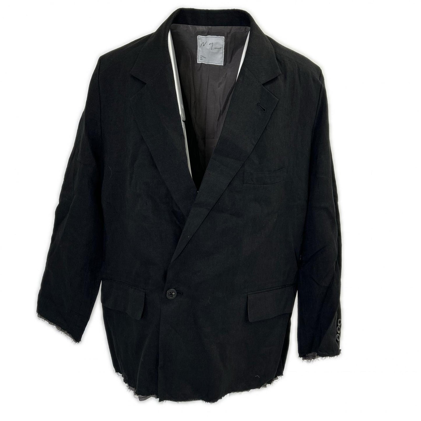ANCELLM アンセルム 【新品同様】ANC-JK70 100/S LINEN TAILORED JACKET リネン テーラードジャケット ジャケット