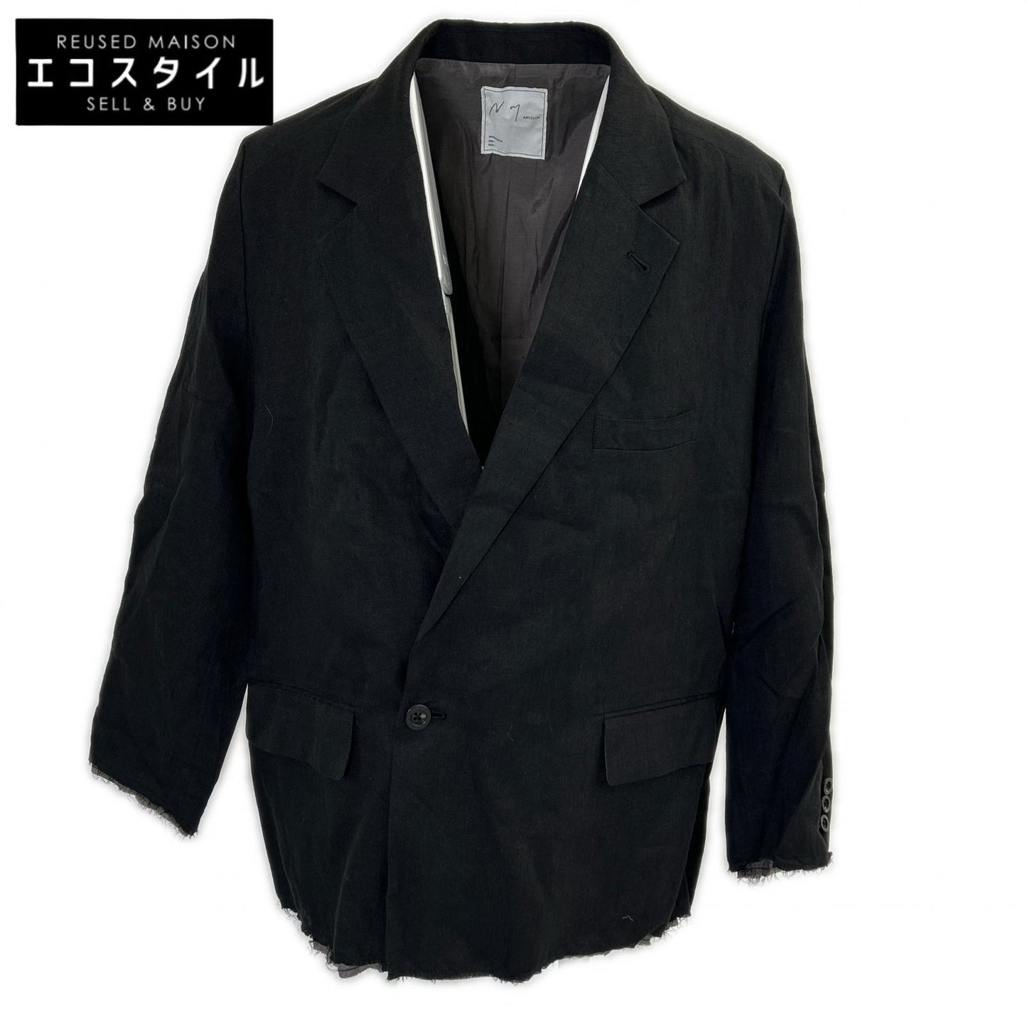 ANCELLM アンセルム 【新品同様】ANC-JK70 100/S LINEN TAILORED JACKET リネン テーラードジャケット ジャケット