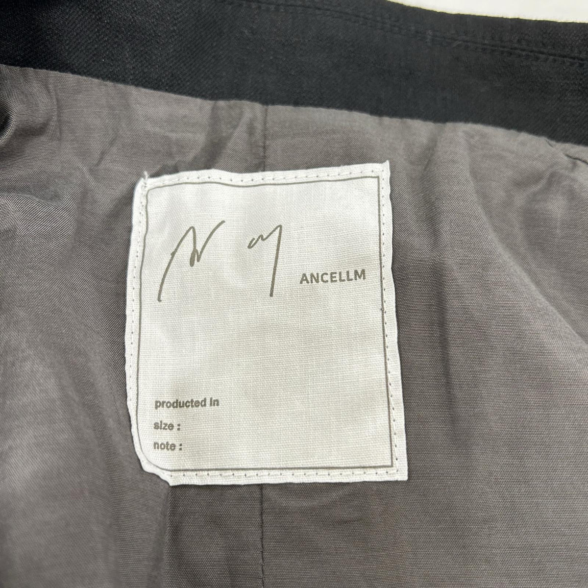ANCELLM アンセルム 【新品同様】ANC-JK70 100/S LINEN TAILORED JACKET リネン テーラードジャケット ジャケット