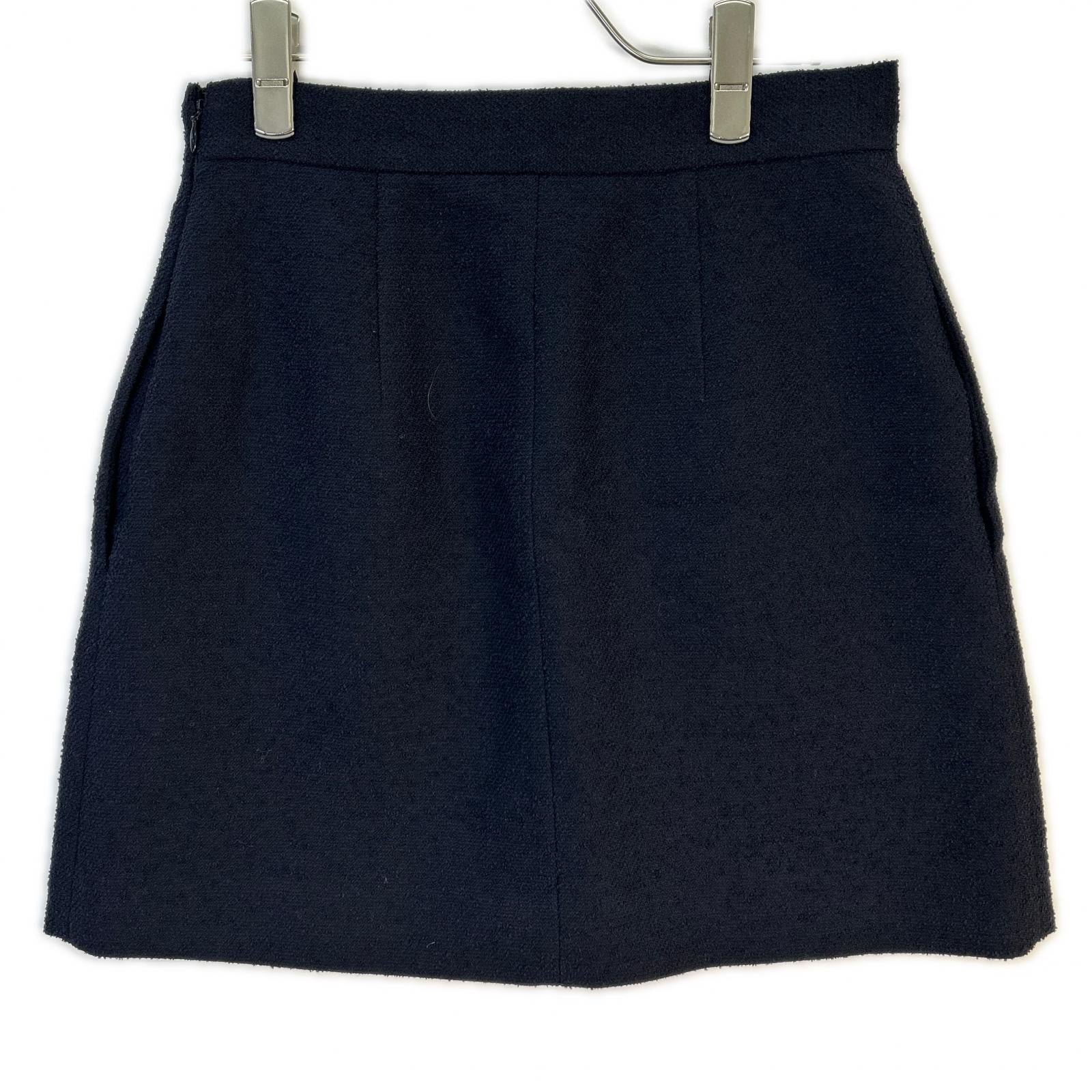 Christian Dior クリスチャンディオール 441J26A1761 ネイビー 24AW パールボタン リムーバブル セーラーパネル ミニスカート スカート
