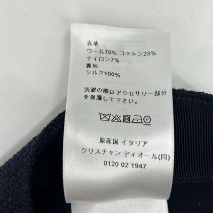 Christian Dior クリスチャンディオール 441J26A1761 ネイビー 24AW パールボタン リムーバブル セーラーパネル ミニスカート スカート