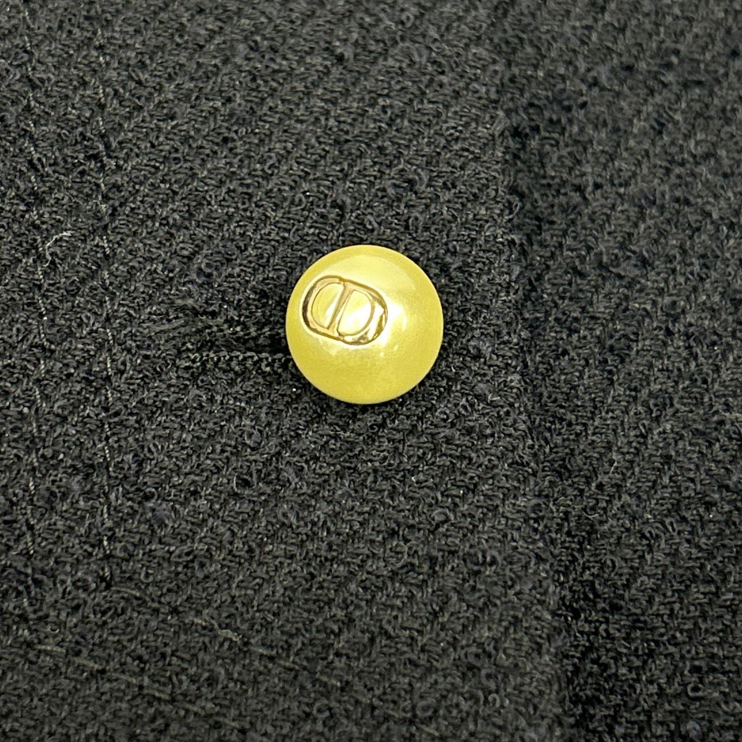 Christian Dior クリスチャンディオール 441J26A1761 ネイビー 24AW パールボタン リムーバブル セーラーパネル ミニスカート スカート